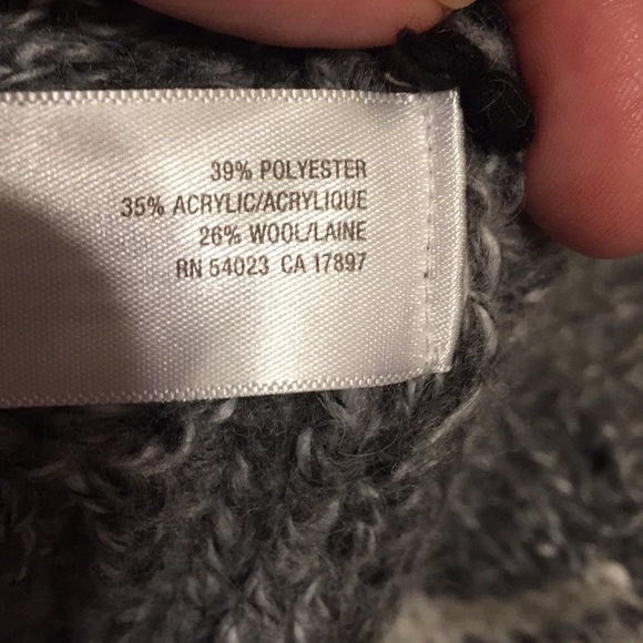 Old Navy black white gray cardigan sweater - Picture 7 of 7